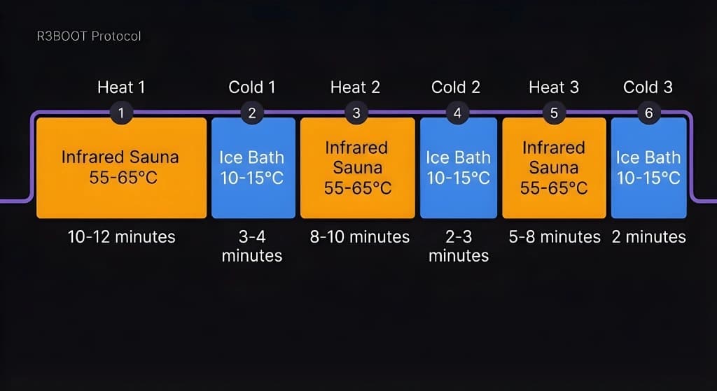 R3BOOT contrast therapy ice bath protocol Dadar Mumbai