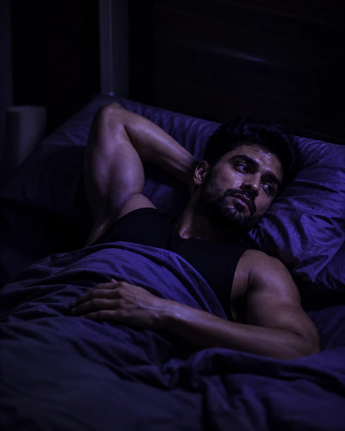 Sleep disturbed by muscle discomfort